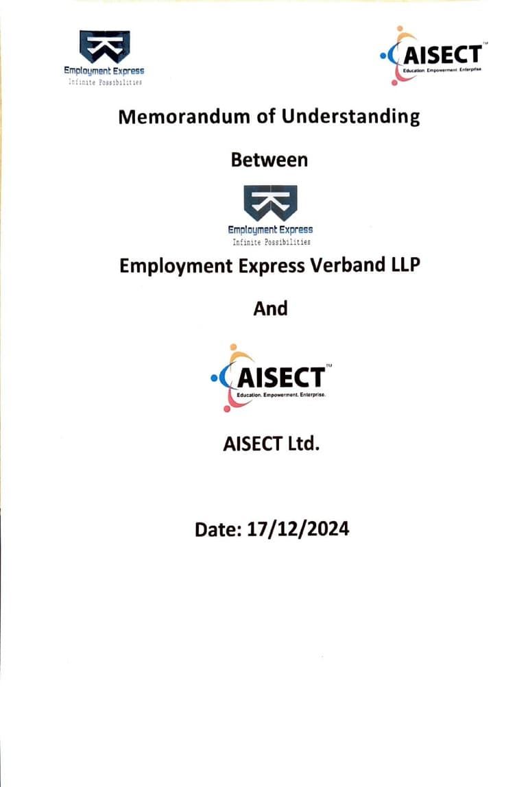 MOU — Employment Express Verband LLP & AISECT Ltd.